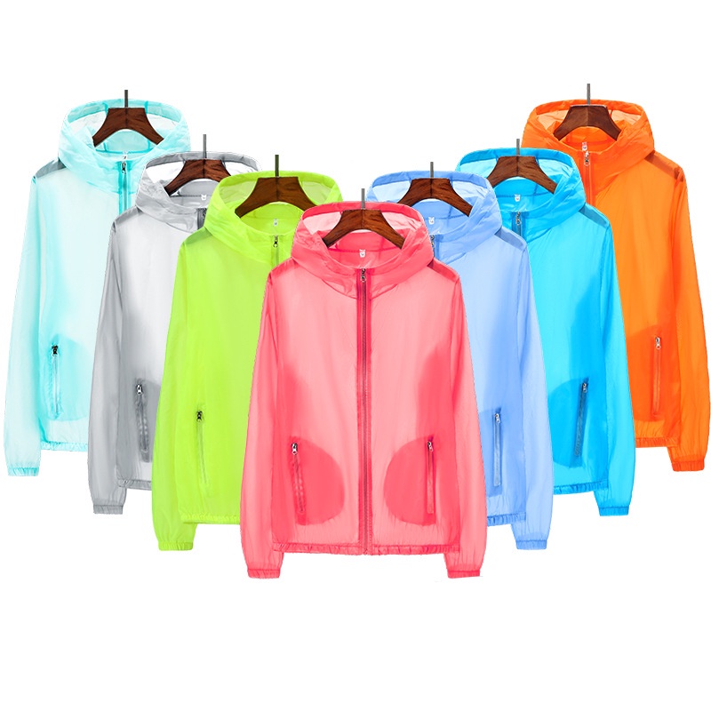 Áo Khoác Thể Thao Chống Nắng Siêu Nhẹ Nhanh Khô Thời Trang Unisex S-7XL BB095