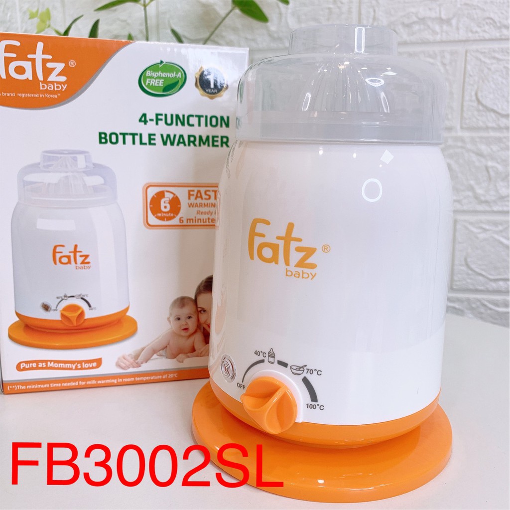 MÁY HÂM NÓNG SỮA VÀ THỨC ĂN 4 CHỨC NĂNG Fatz Baby FB3002SL