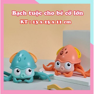 Đồ chơi bạch tuộc vặn cót cảm xúc độc đáo vui nhộn đa năng cho bé  thả bồn tắmvà có dây kéo dắt đi dạo