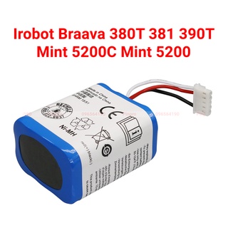Pin robot hút bụi iRobot Braava 380t 381 Mint5200c 7.2v 2500mAh