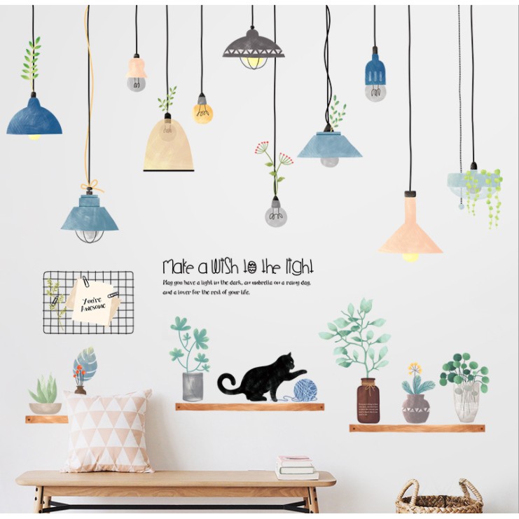 (NHIỀU MẪU, GIÁY DÀY) decal dán tường, TRANH DÁN TƯỜNG trang trí phòng bếp, phòng khách, decor tủ lạnh, tủ đồ