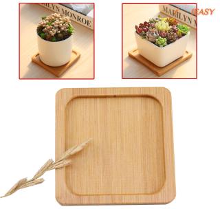 Khay gỗ để chậu cây cảnh trang trí vườn/nội thất dáng vuông/ tập thực hành bưng cốc nước
