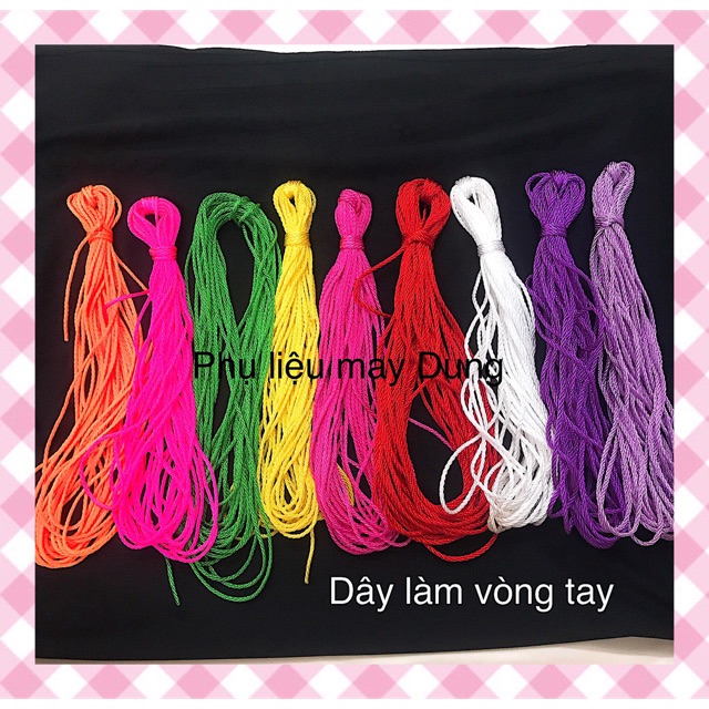 Dây dù xoắn đan vòng tay bảng 2mm | WebRaoVat - webraovat.net.vn