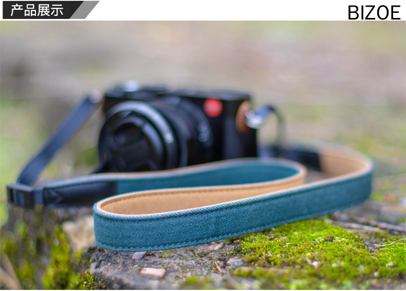 Dây Đeo Máy Ảnh Chất Liệu denim Cao Cấp