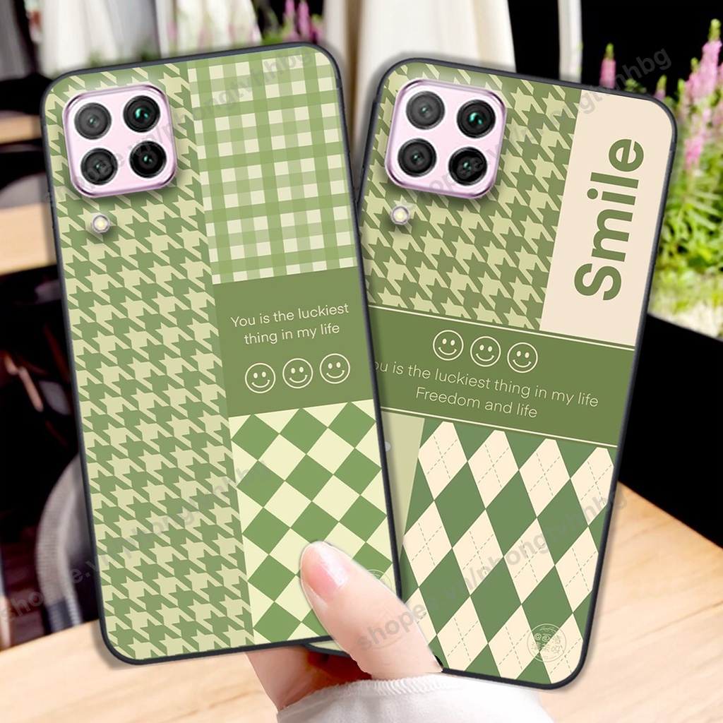 Ốp lưng Huawei Nova 7i trái tim gấu thể thao , smile mặt cười cực cute