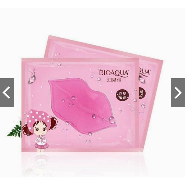(hàng Mới Về) Mặt Nạ Môi Bioaqua Chứa Collagen Hồng - Màu Hồng