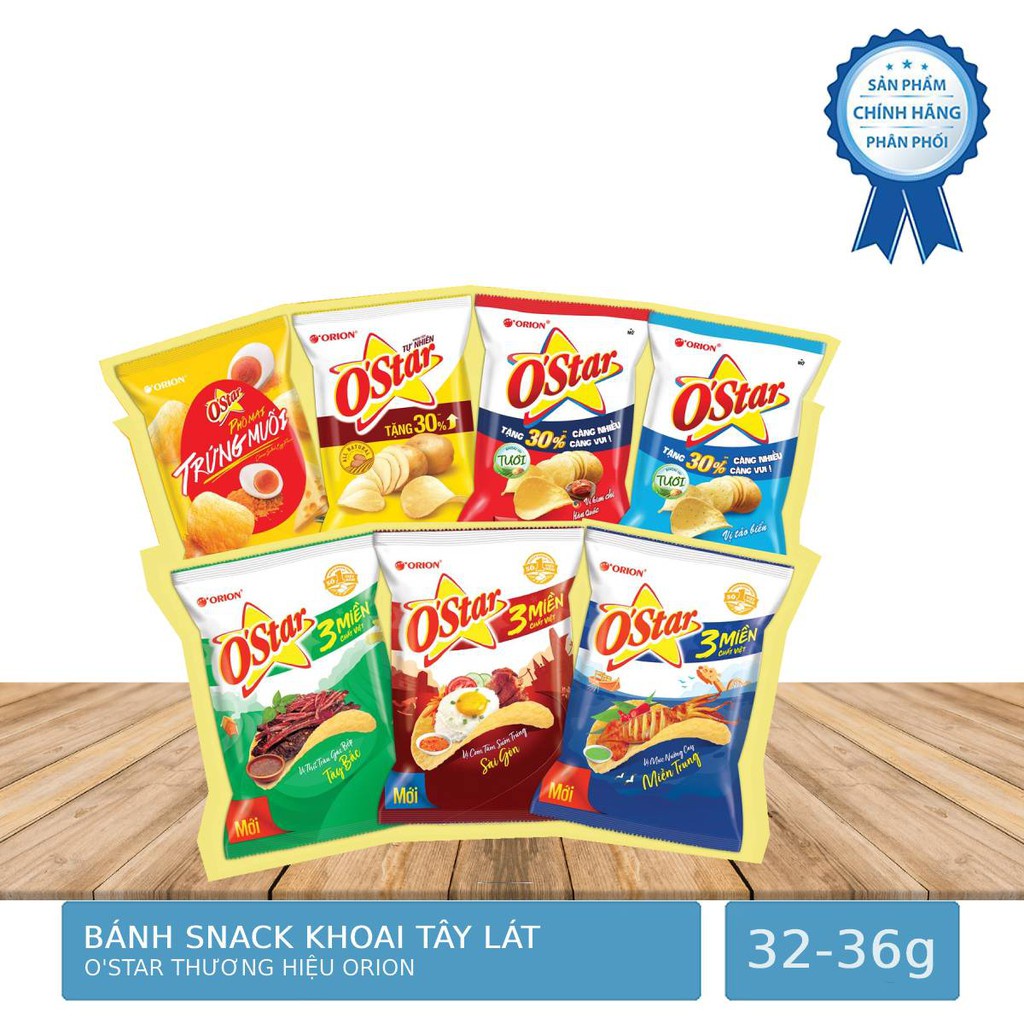 Bim bim ORION 32gr mix nhiều vị.