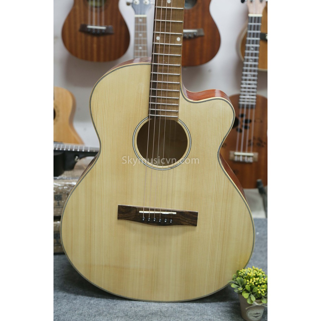 [ Rẻ Vô Địch] Đàn Guitar Giá Rẻ Chất Lượng Có Ty Chỉnh Cần SK95