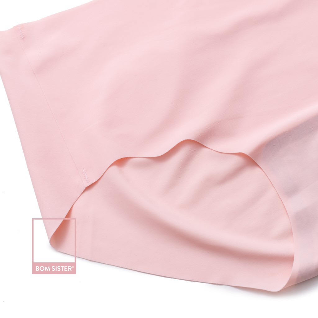 Quần lót su đúc cắt viền màu trơn nâng mông lưng cao tới rốn BOM SISTER Q86029 | BigBuy360 - bigbuy360.vn