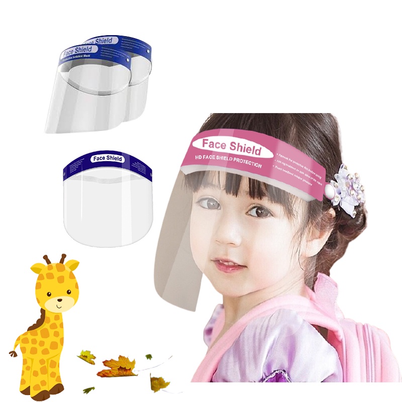 Tấm chắn chống giọt bắn, kính che mặt trẻ em, nhựa PVC Health Kingdom
