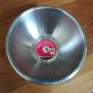 Thau trộn inox zebra 27cm,30cm,33cm-135027-135030-135033