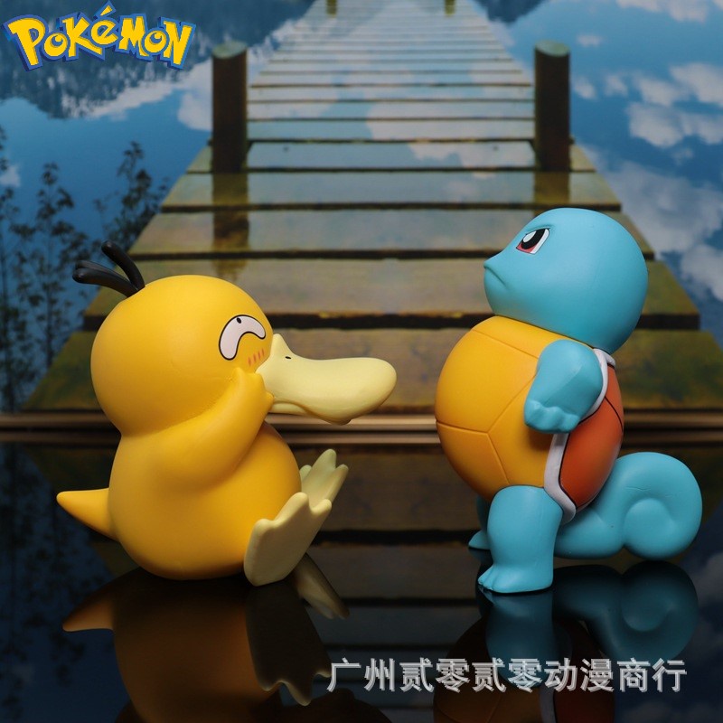 Mô Hình Pokemon nhật rùa nước và Vịt ngu ngốc đáng yêu Koduck Bằng Thủ Công 2007