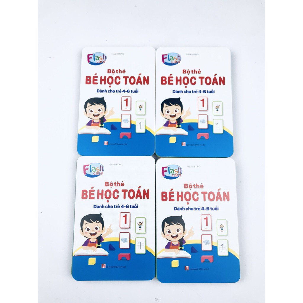 Bộ Thẻ Học Toán Cho Bé Nhận Biết Con Số( khổ to)- MT books