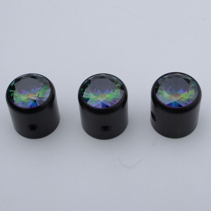 1 Nút Vặn Chiết Áp Cho Đàn Guitar Bass WK004 Đường Kính Trong 6MM Bằng Gỗ Đàn Hương Màu Đỏ