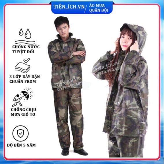 (Bán Sỉ)BỘ ÁO MƯA MÀU DÀN RI VẢI DÙ TRÁNG NHƯA SIÊU BỀN SIÊU CHỐNG NƯỚC ĐỦ SIZE TỪ 45KG-95KG