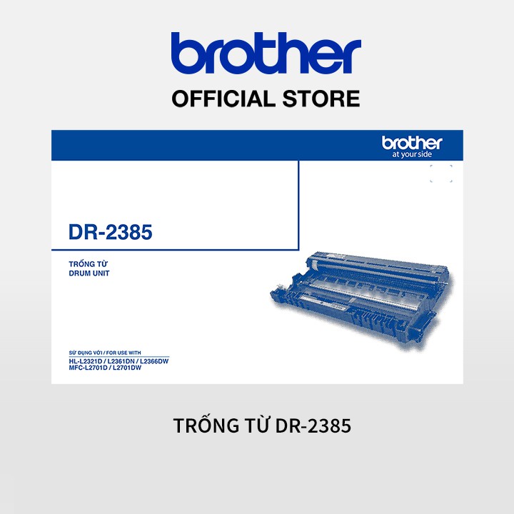 Trống từ máy in laser trắng đen Brother DR-2385 cho máy in HLL-2xxx/MFC-L2xxx