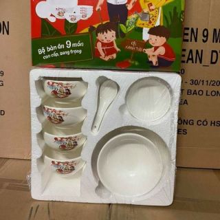Bộ bát 9 món cao cấp- hàng km omo