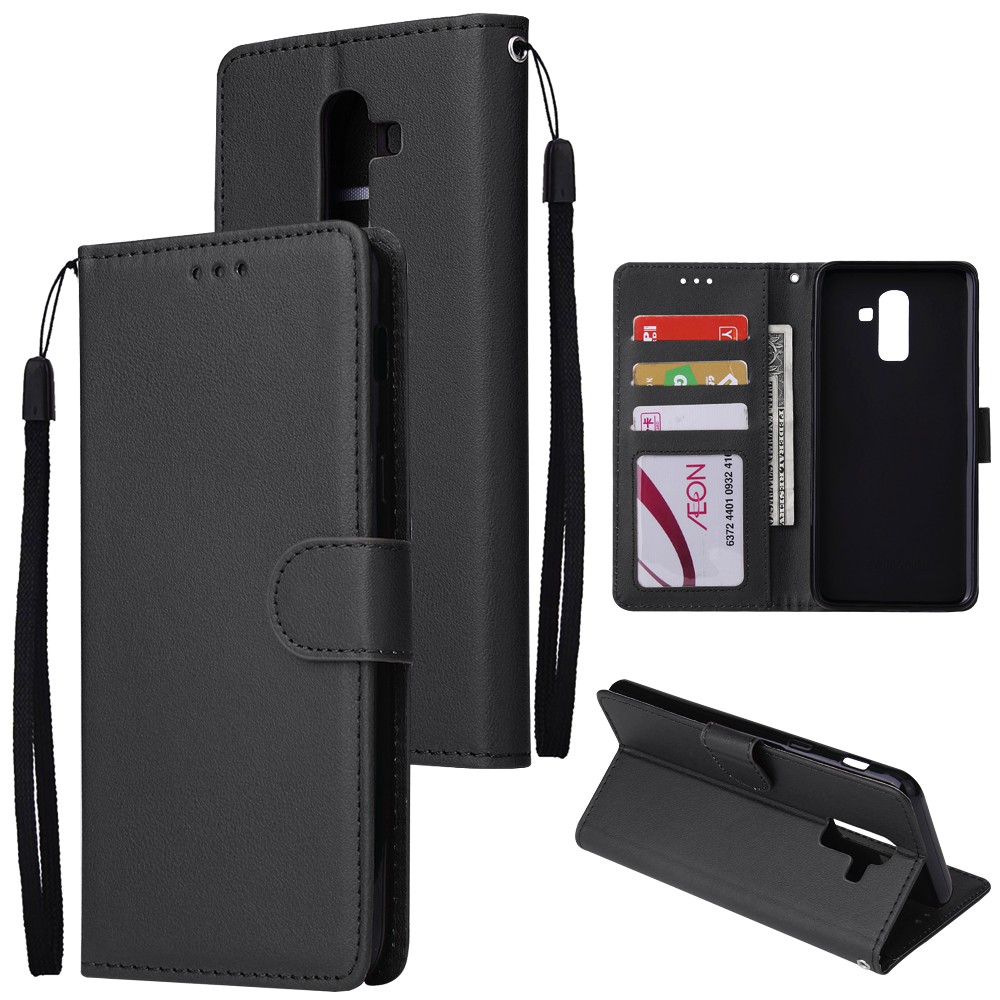 Bao da đựng thẻ kiểu ví nắp gập dành cho Samsung J4/J6 plus J8 2018 | BigBuy360 - bigbuy360.vn