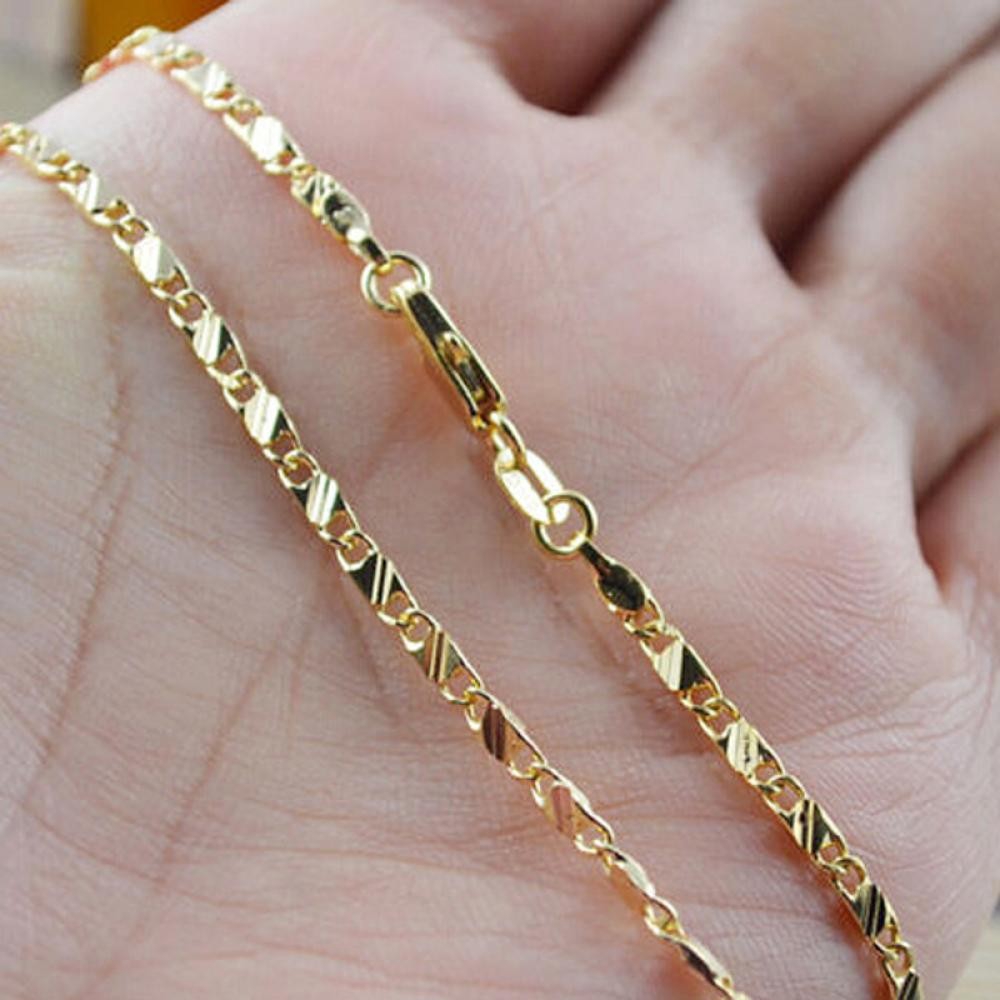 Vòng cổ vàng 18K kiểu dáng trang nhã 16-30" 2.5 mm