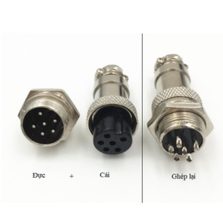 Đầu jack gx16 6 chân 8 chân đực cái