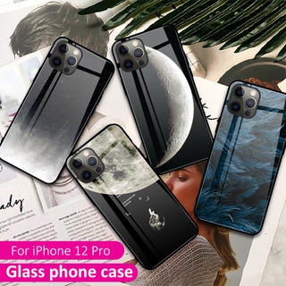 Ốp Lưng Kính Cường Lực Viền Tpu Chống Sốc Cho Iphone 12 Mini 12 Pro Max