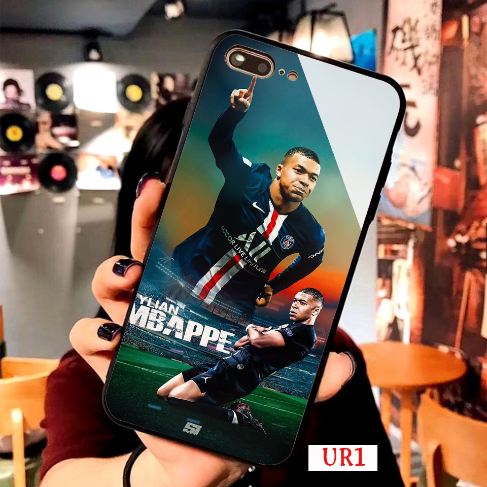 Ốp Lưng Iphone Mặt Kính Cường Lực In Hình Cầu Thủ Bóng Đá Ip6/6s/6plus/6s/7/8/7plus/8plus/x/xs/xsmax/11/11pro/11promax