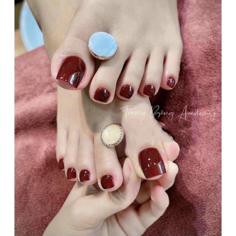 Móng úp chân phom vuông dài - Móng úp chân dài dùng được cho tay và chân