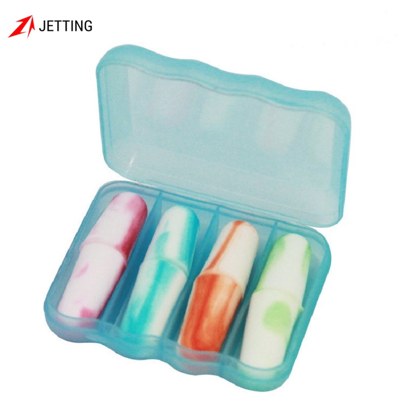 JETTING Bộ 4 cặp nút bịt tai bằng xốp mềm chống ồn khi ngủ tiện dụng