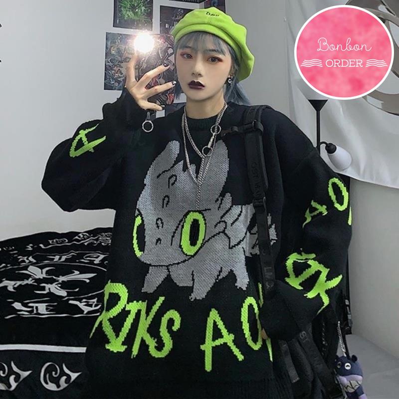 ÁO LEN ULZZANG HÌNH THÚ CỰC CHẤT -