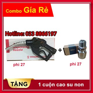 Combo Cò bơm Tatsuno và khớp xoay nối phi 27
