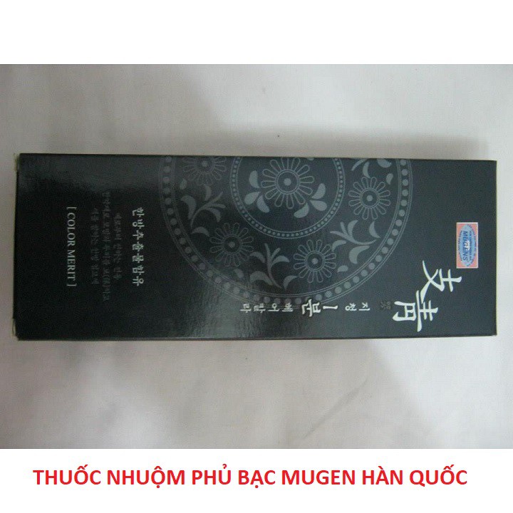 Nhuộm tóc phủ bạc MUGENS thảo dược 1 phút Mugens Hàn quốc/ Nhuộm tóc Phủ bạc hàn quốc