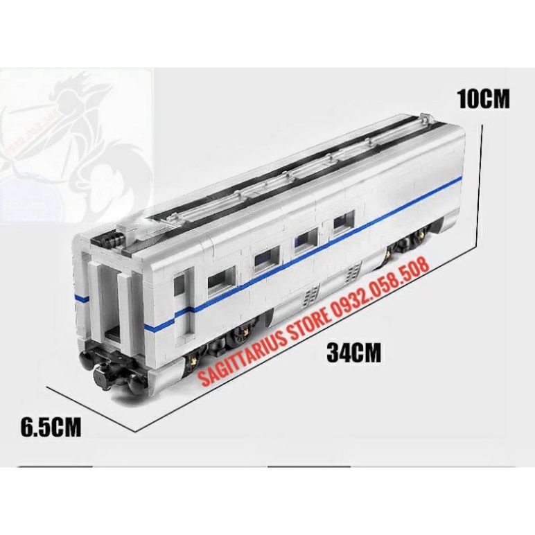 Lego Mouldking 12002 Lắp Ráp Tàu Cao Tốc