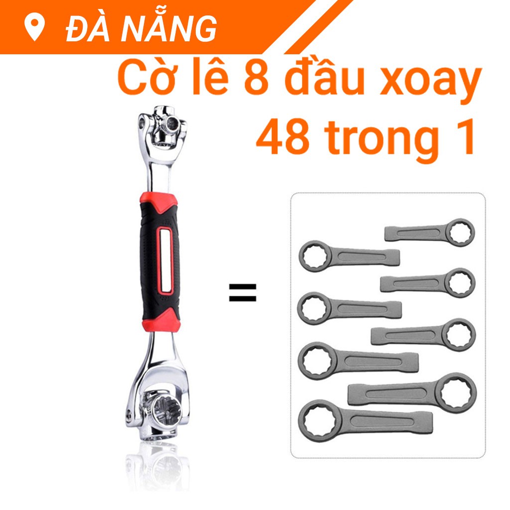 Cờ lê 8 đầu xoay đa năng 48 in 1