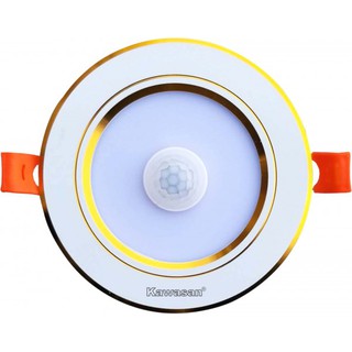 Bóng đèn LED 9W âm trần cảm ứng hồng ngoại Kawasan DSB9W
