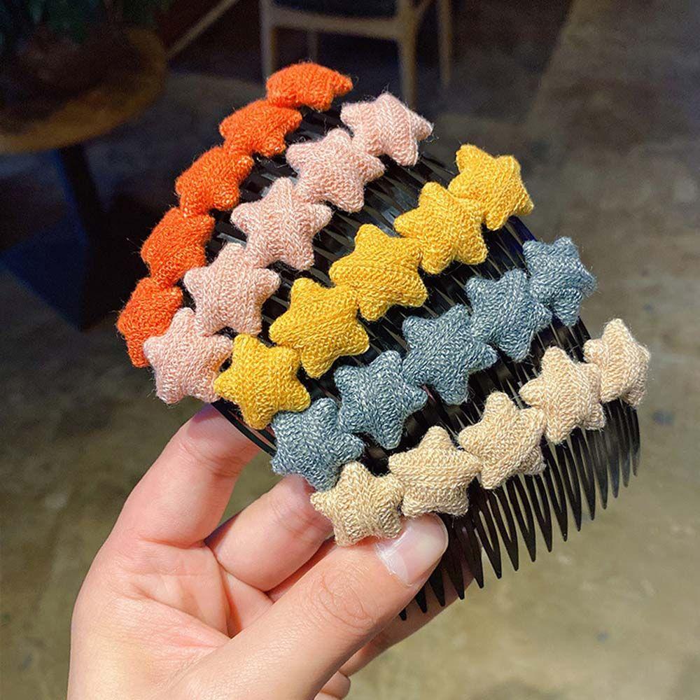 Kẹp Tóc Hình Ngôi Sao / Trái Tim Màu Sắc Ngọt Ngào 15H Cho Nữ