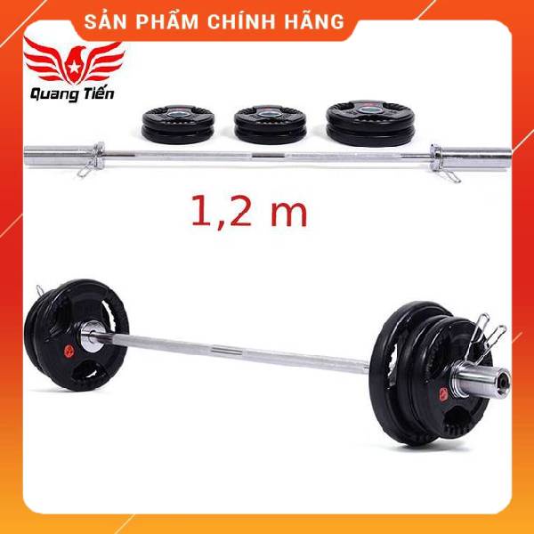 Đòn tạ phi 50 đầu kẹp 1,2m Việt Nam