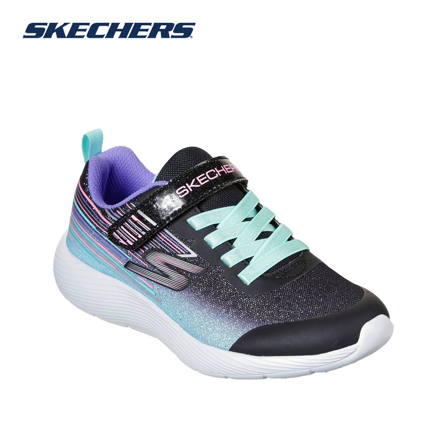 Giày sneaker quai dán bé gái SKECHERS Dyna-Lite 302456L-BKMT