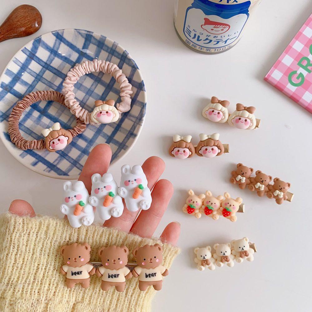 TWINKLE Dây Cột Tóc Cao Su Co Giãn Đính Nơ Phong Cách Hàn Quốc Ngọt Ngào Giá Đỡ