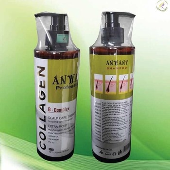 Dầu Gội Bưởi Anwany 500ml Giảm Gàu, Giảm Rụng Giúp Mọc Tóc Nhanh, Dưỡng Tóc Mềm Mượt B-Complex Collagen