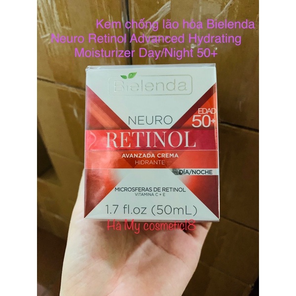 Kem chống lão hóa Bielenda Neuro Retinol Advanced Hydrating Moisturizer Day/Night 50+