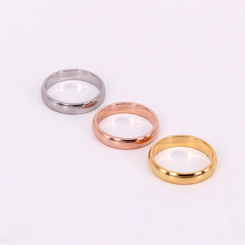 [FreeShip] Nhẫn nữ titan 3 màu đơn giản J1-205 - CAM KẾT KHÔNG BAY MÀU