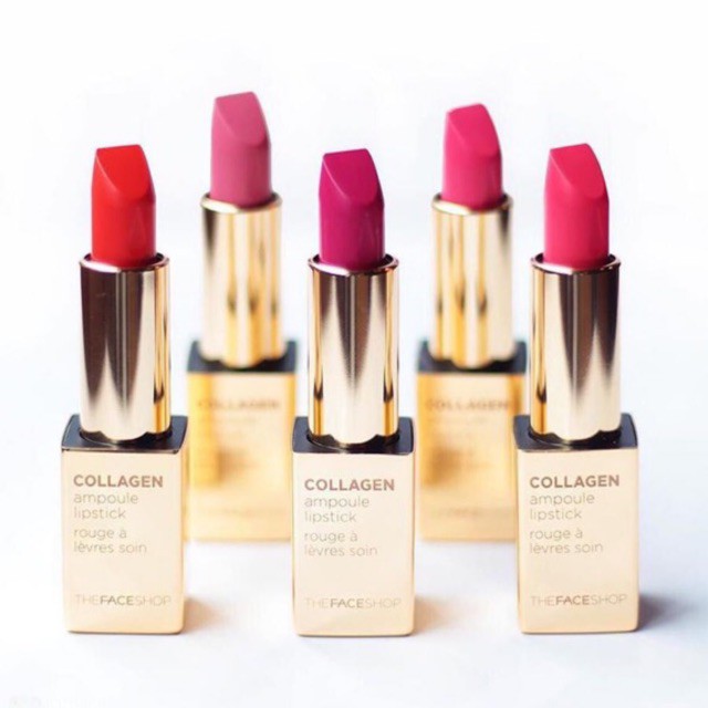 (AUTH) Son thỏi COLLAGEN AMPOULE LIPSTICK The Face Shop | BigBuy360 - bigbuy360.vn