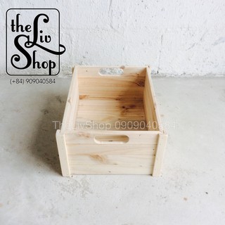 Thùng gỗ thông Size 3