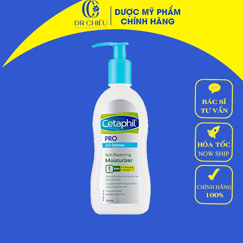 Kem dưỡng ẩm ⚜️Chính Hãng⚜️ Kem dưỡng ẩm Cetaphil Pro ⚜️ Cetaphil  Pro AD Derma MOISTURIZER 295ML