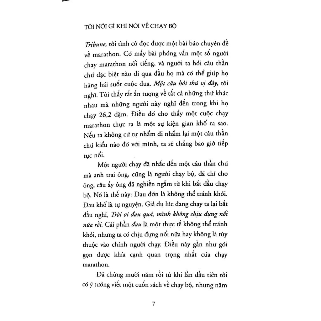 Sách - Tôi Nói Gì Khi Nói Về Chạy Bộ - Nhã Nam