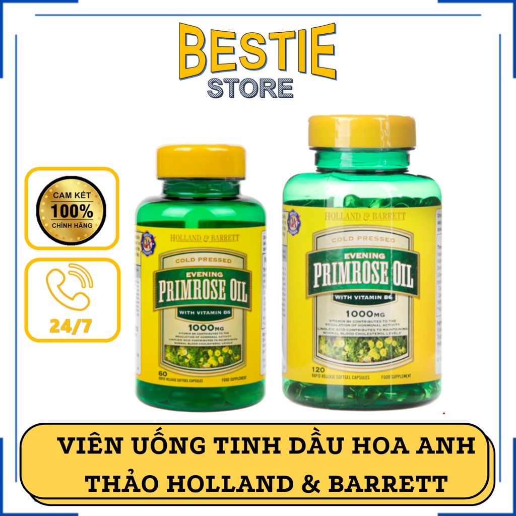 Mua ( HÀNG UK ) Viên uống tinh dầu hoa anh thảo và Vitamin B6 Holland