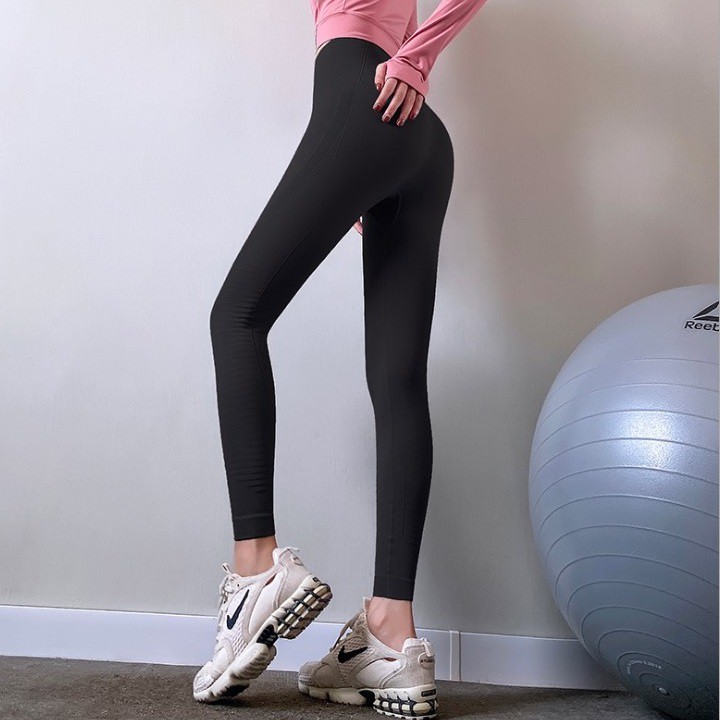 Quần tập GYM Yoga Aerobic nữ 💖 𝑭𝑹𝑬𝑬𝑺𝑯𝑰𝑷 💖 quần legging lưng cao cạp cao, ôm body, tôn mông