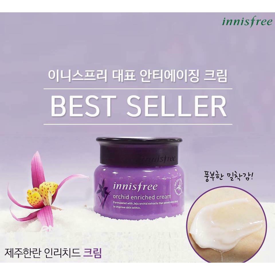 [SALE] Kem dưỡng trắng da Innisfree Orchid Enriched Cream 50ml