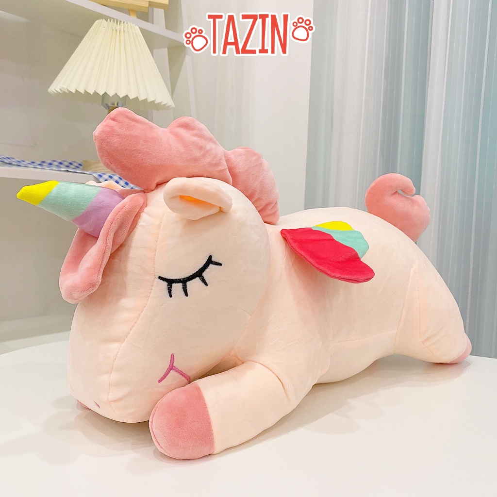 Gối Chăn Unicorn Nằm Dễ Thương Cao Cấp Tazin