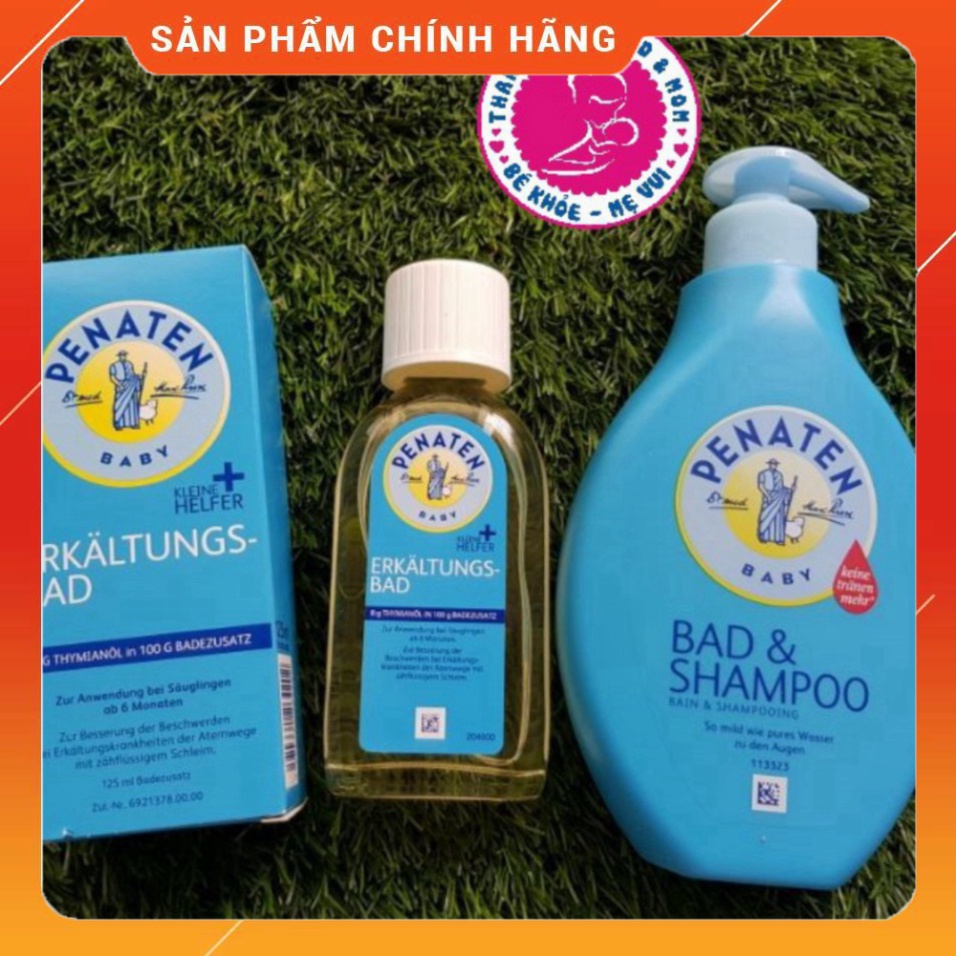 PENATEN - Combo sữa tắm + tinh dầu chống cảm cho bé